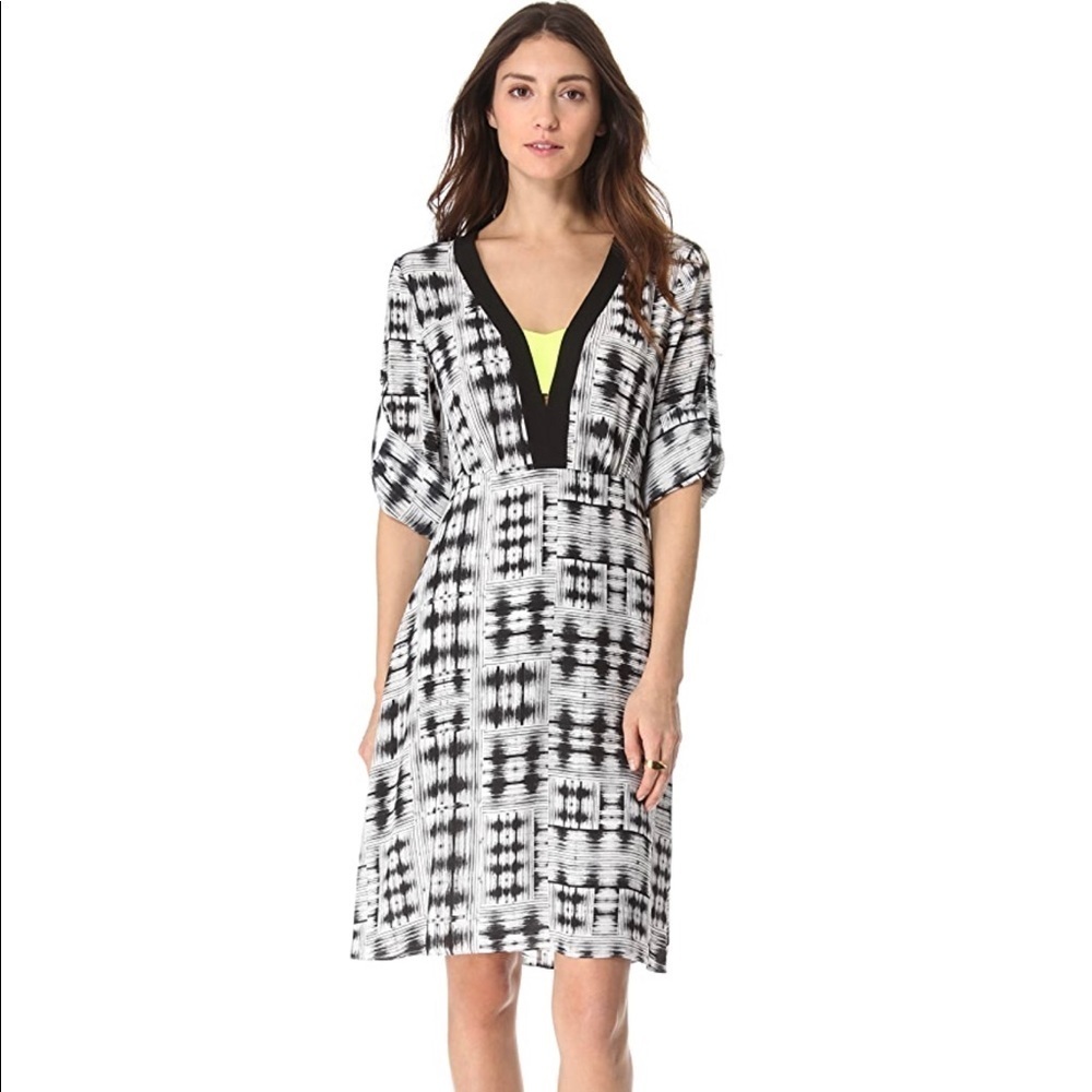 BCBG MAXAZRIA NWT Edyth Tie- Waist Dress XS